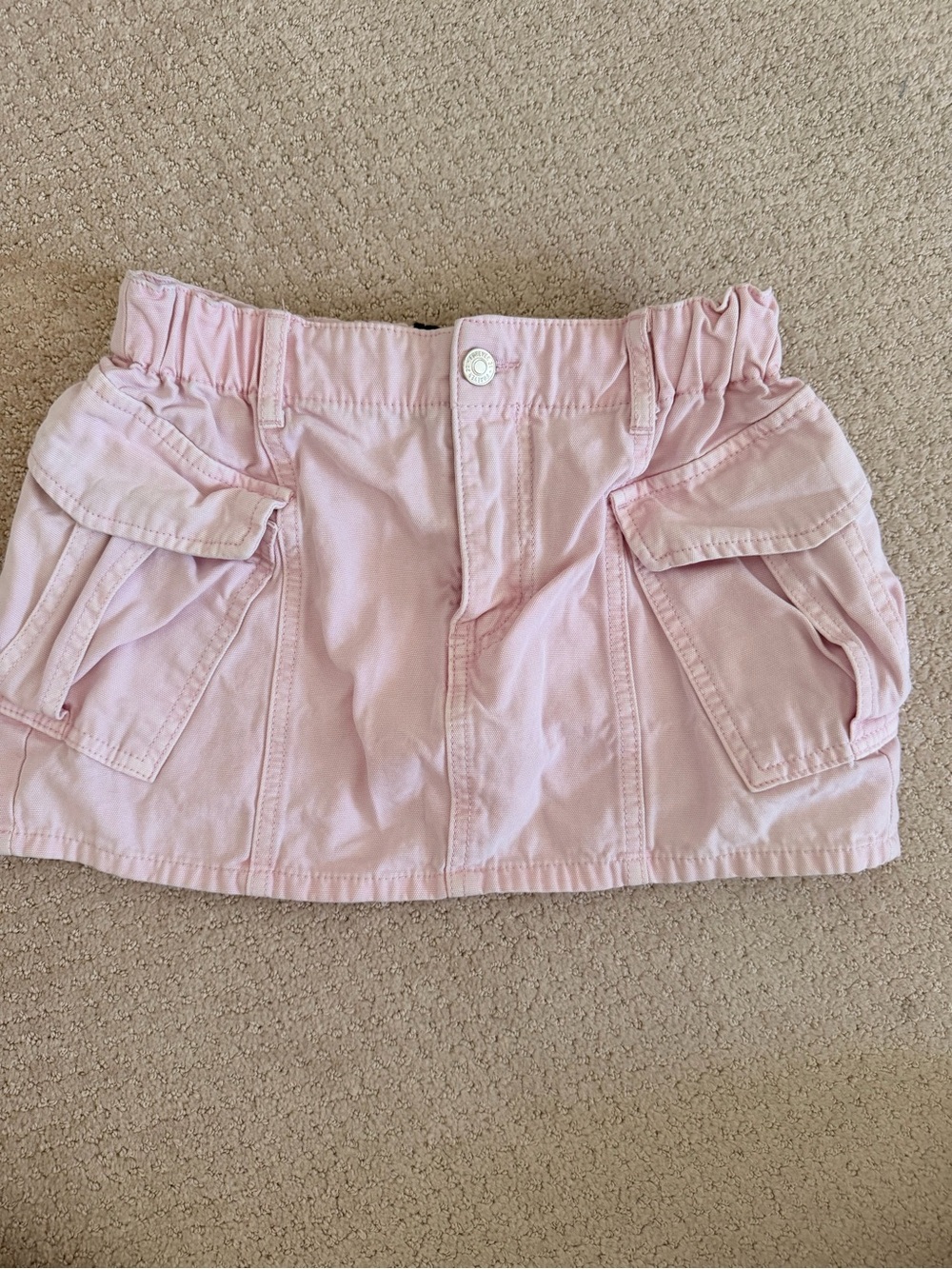 Forever 21 Light Pink Cargo Mini Skirt